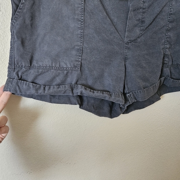 Aerie | Gray Flowy Tie Waist Shorts M - Picture 9 of 9